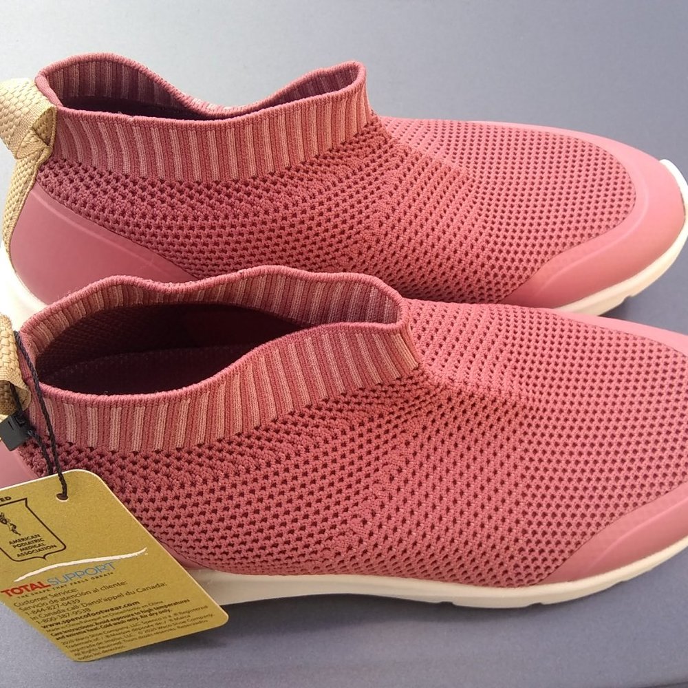 Spence Footwear yoga stretch 9.5B High Top Sneaker Orthotic Stretch Knit